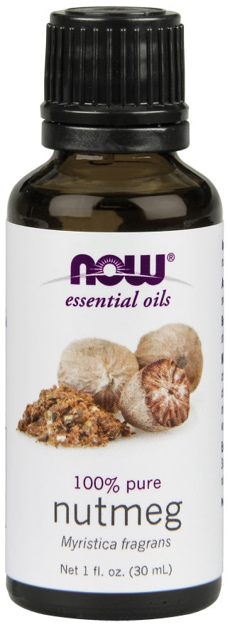 NOW Foods, Essential Oil, Nutmeg Oil - 30 ml.