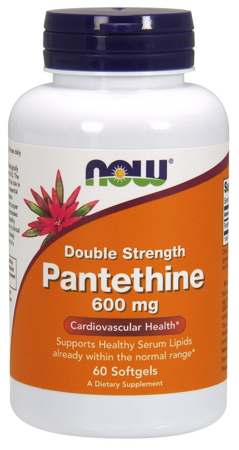 NOW Foods, Pantethine, 600mg Double Strength - 60 softgels