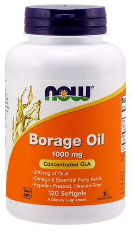 NOW Foods, Borage Oil, 1000mg - 120 softgels