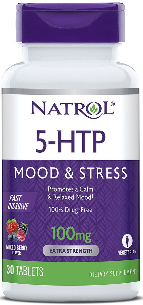 Natrol, 5-HTP Fast Dissolve 100mg - 30 tabs