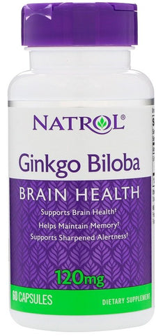 Natrol, Ginkgo Biloba, 120mg - 60 caps