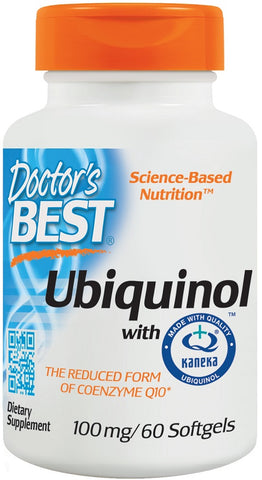 Doctor's Best, Ubiquinol with Kaneka, 100mg - 60 softgels