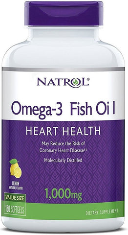 Natrol, Omega-3 Fish Oil, 1000mg - 150 softgels