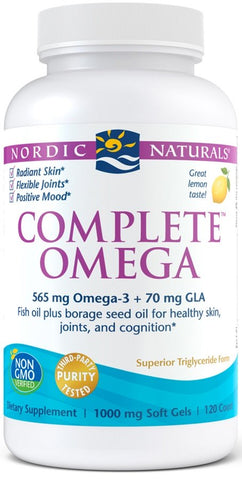 Nordic Naturals, Complete Omega, 565mg Lemon - 120 softgels