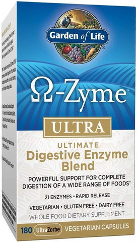 Garden of Life, Omega Zyme Ultra - 180 vcaps