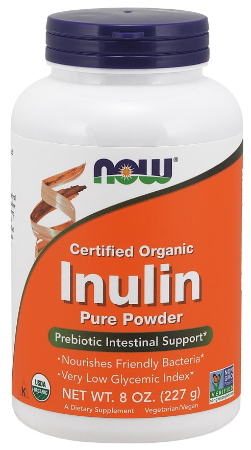 NOW Foods, Inulin Powder, Organic - 227g