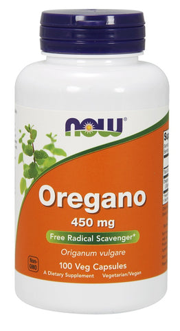 NOW Foods, Oregano, 450mg - 100 vcaps