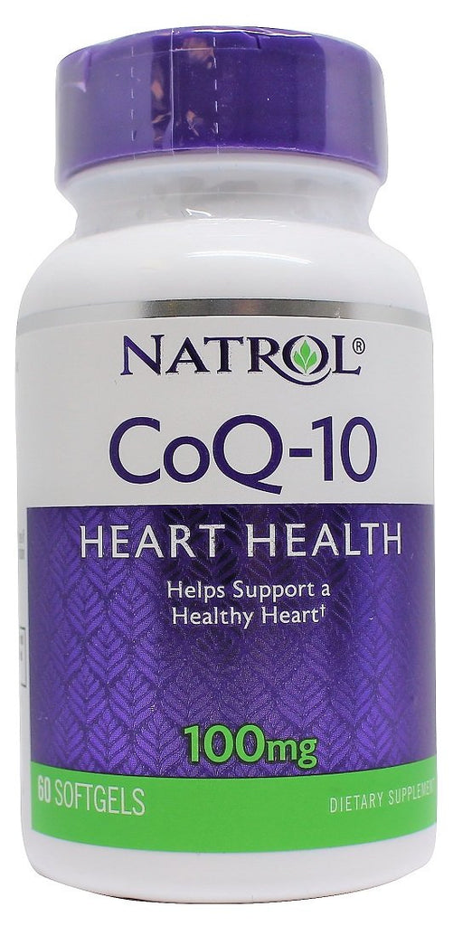 Natrol, CoQ-10, 100mg - 60 softgels