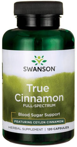 Swanson, True Cinnamon Full Spectrum - 120 caps