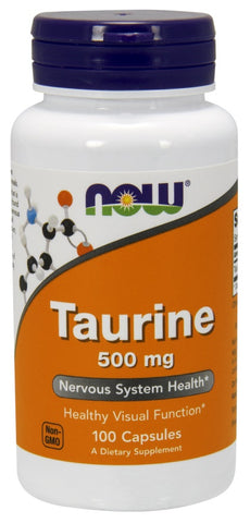 NOW Foods, Taurine, 500mg - 100 caps