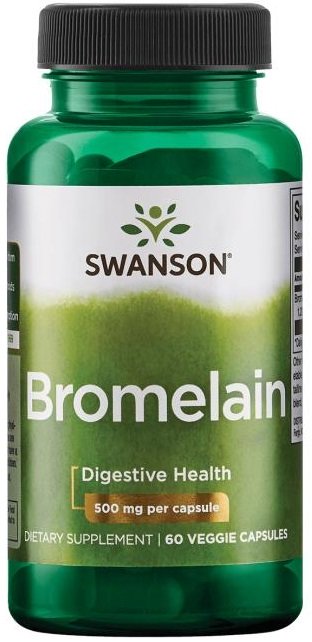 Swanson, Bromelain, 500mg - 60 vcaps