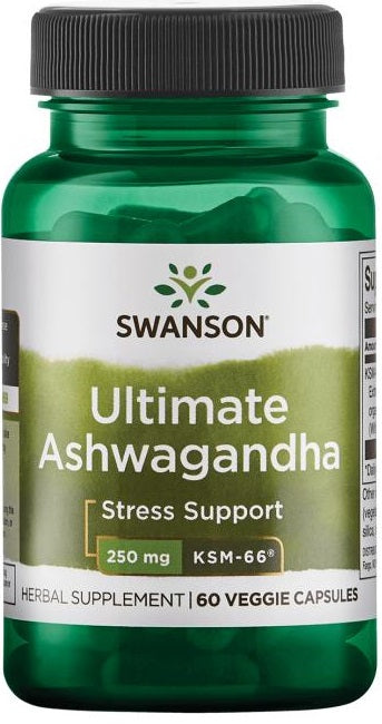 Swanson, Ashwagandha Ultimate KSM-66, 250mg - 60 vcaps