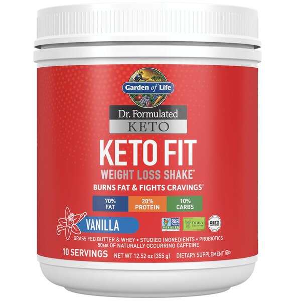 Garden of Life, Dr. Formulated Keto Fit, Vanilla - 355g