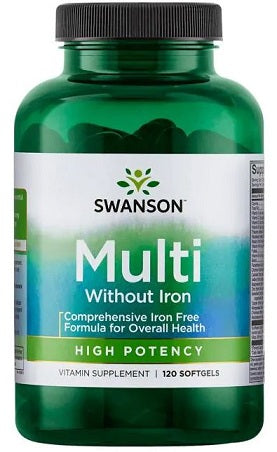 Swanson, Multi Without Iron - 120 softgels