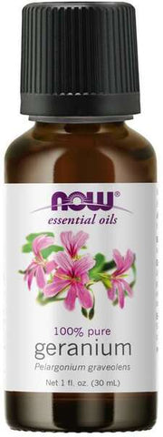 NOW Foods, Essential Oil, Geranium Oil - 30 ml.