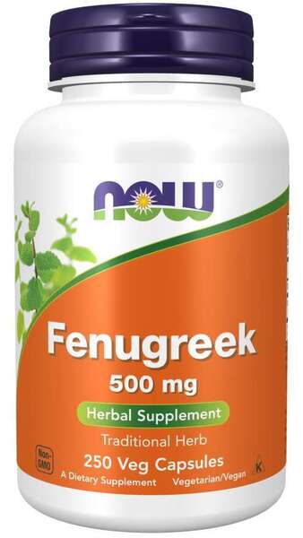 NOW Foods, Fenugreek, 500mg - 250 vcaps