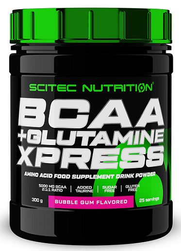 SciTec, BCAA + Glutamine XPress, Bubble Gum - 600g