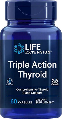 Life Extension, Triple Action Thyroid - 60 caps