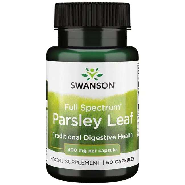 Swanson, Full Spectrum Parsley Leaf, 400mg - 60 caps