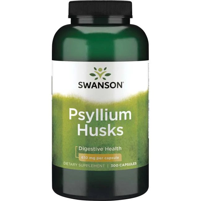 Swanson, Psyllium Husks, 610mg - 300 caps