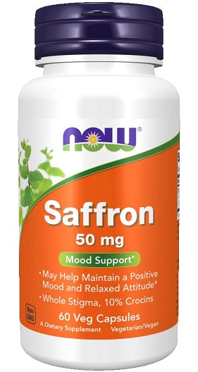 NOW Foods, Saffron, 50mg - 60 vcaps