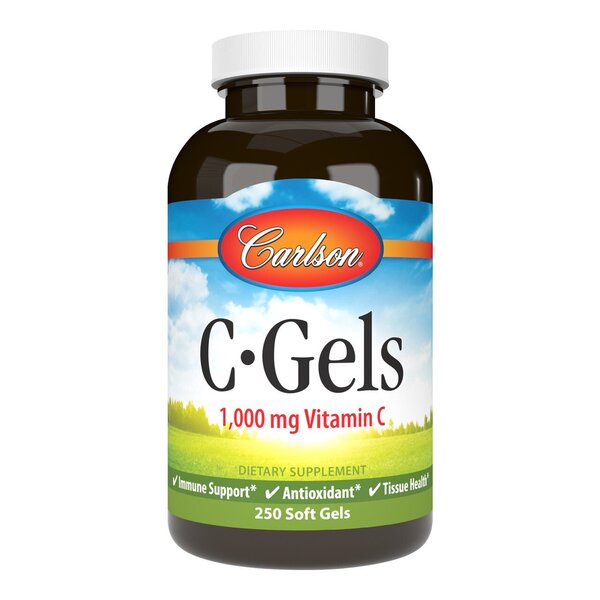 Carlson Labs, C-Gels, 1000mg - 250 softgels