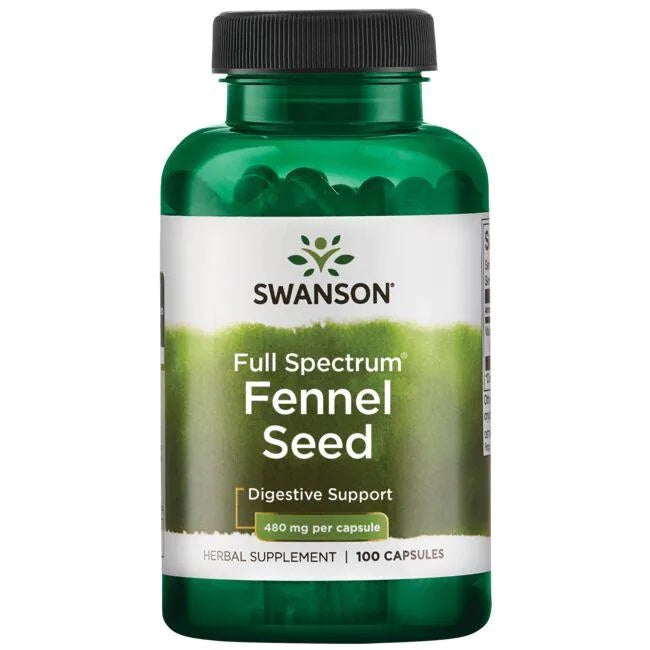 Swanson, Full Spectrum Fennel Seed, 480mg - 100 caps