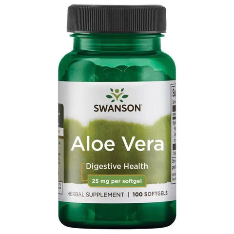 Swanson, Aloe Vera, 25mg - 100 softgels