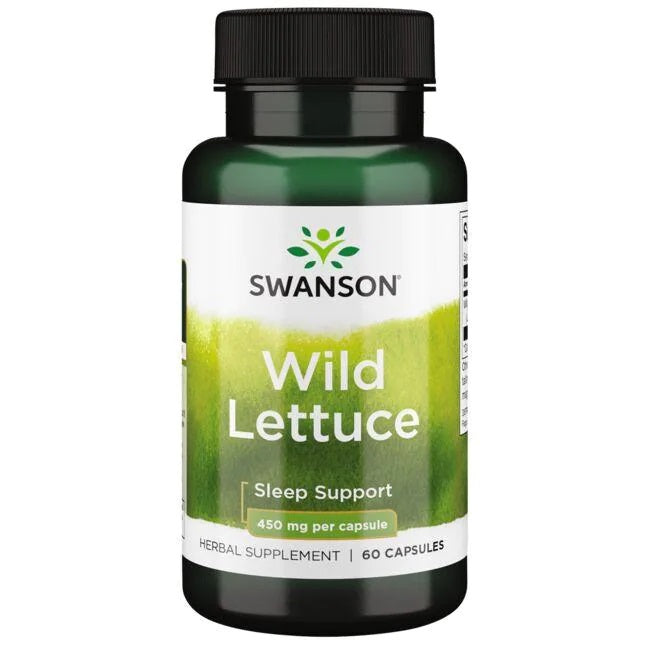 Swanson, Wild Lettuce, 450mg - 60 caps