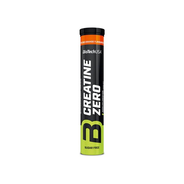 BioTechUSA, Creatine Zero Effervescent, Blood Orange - 18 tablets