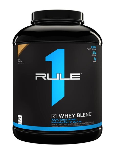 Rule One, R1 Whey Blend, Cafe Mocha - 2280g