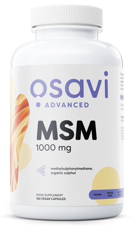 Osavi, MSM, 1000mg - 120 vcaps