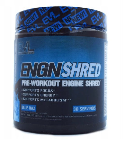 EVLution Nutrition, ENGN Shred, Blue Raz - 234g