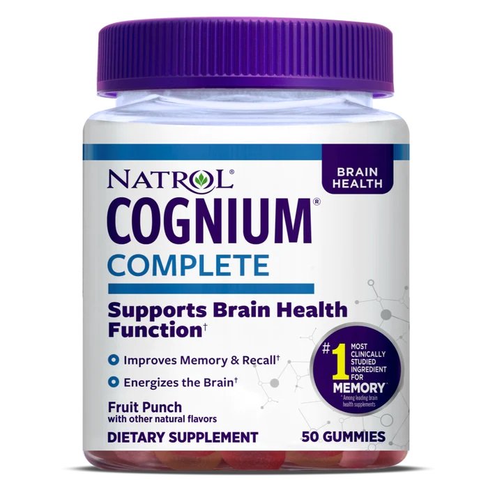 Natrol, Cognium Complete, Fruit Punch - 50 gummies