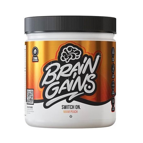 Brain Gains, Switch On, Miami Peach - 225g