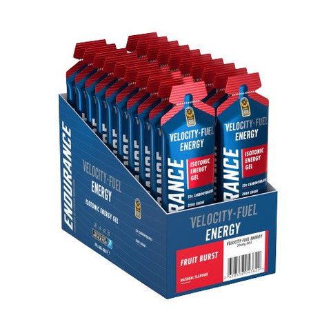 Applied Nutrition, Endurance Energy Isotonic Energy Gel, Fruit Burst - 20 x 60g