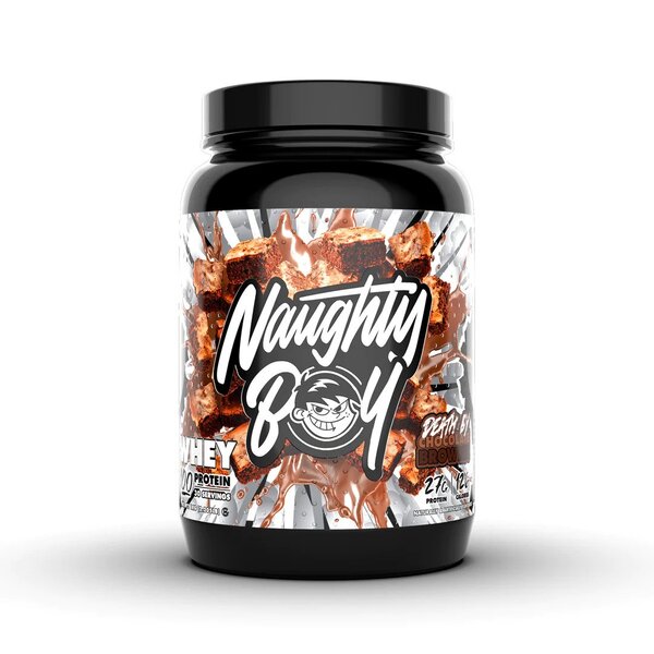 Naughty Boy, Whey 100, Death by Chocolate Brownie - 1000g