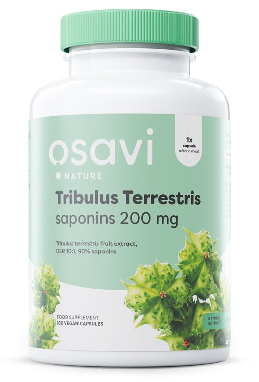 Osavi, Tribulus Terrestris, Saponins 200mg - 180 vegan caps