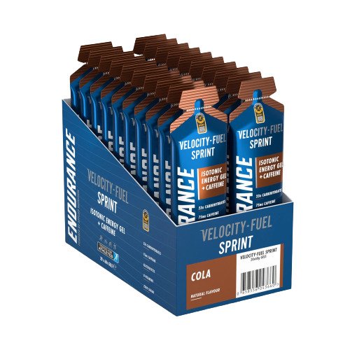 Applied Nutrition, Endurance Sprint Isotonic Energy Gel + Caffeine, Cola - 20 x 60g