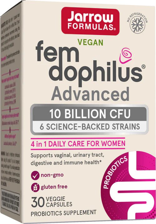 Jarrow Formulas, Fem-Dophilus Advanced - Shelf Stable, 10 Billion CFU - 30 vcaps