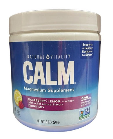 Natural Vitality, Natural Calm, Raspberry Lemon - 226g