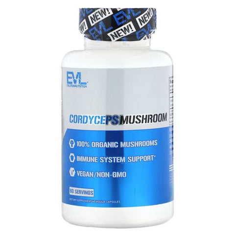 EVLution Nutrition, Cordyceps Mushroom - 60 vcaps