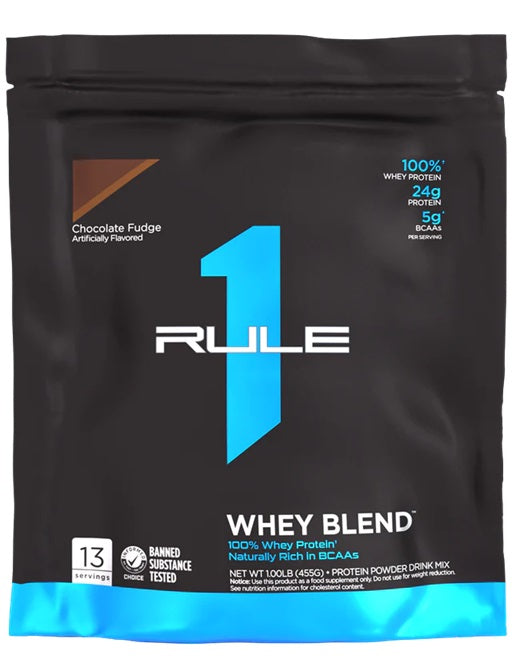 Rule One, R1 Whey Blend, Chocolate Fudge - 455g