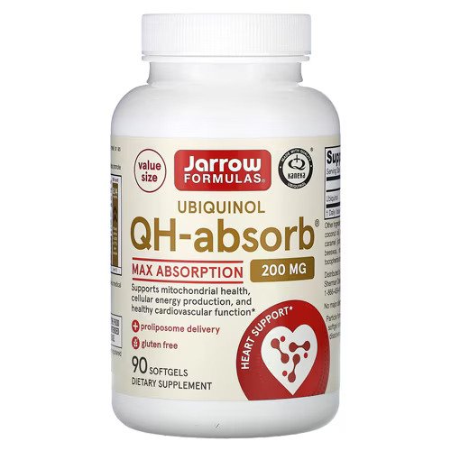 Jarrow Formulas, Ubiquinol QH-absorb, 200mg - 90 softgels