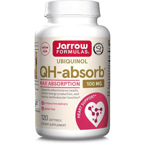 Jarrow Formulas, Ubiquinol QH-absorb, 100mg - 120 softgels