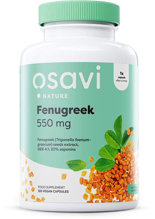 Osavi, Fenugreek, 550mg - 120 vcaps