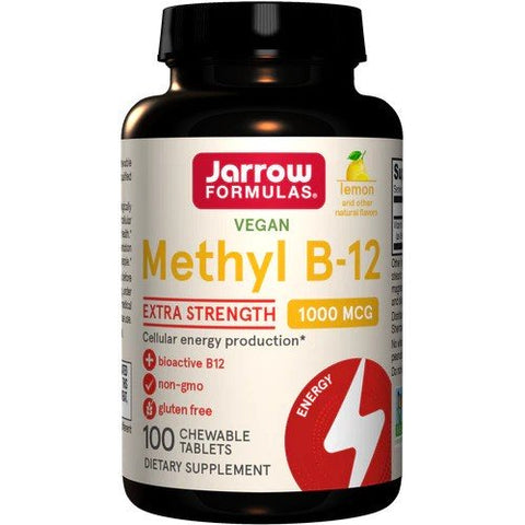 Jarrow Formulas, Methyl B-12, 1000mcg (Lemon) - 100 vegan chewable tabs