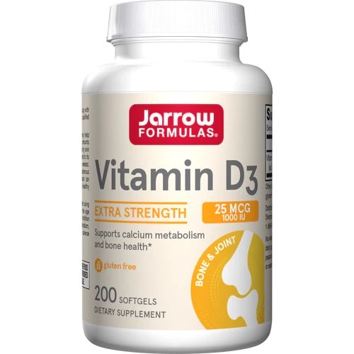 Jarrow Formulas, Vitamin D3, 25mcg - 200 softgels