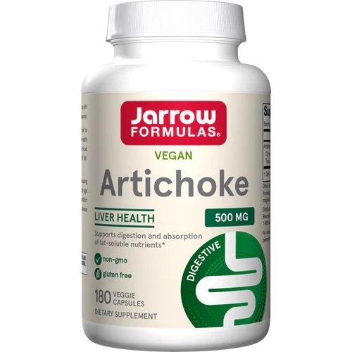 Jarrow Formulas, Artichoke, 500mg - 180 vcaps