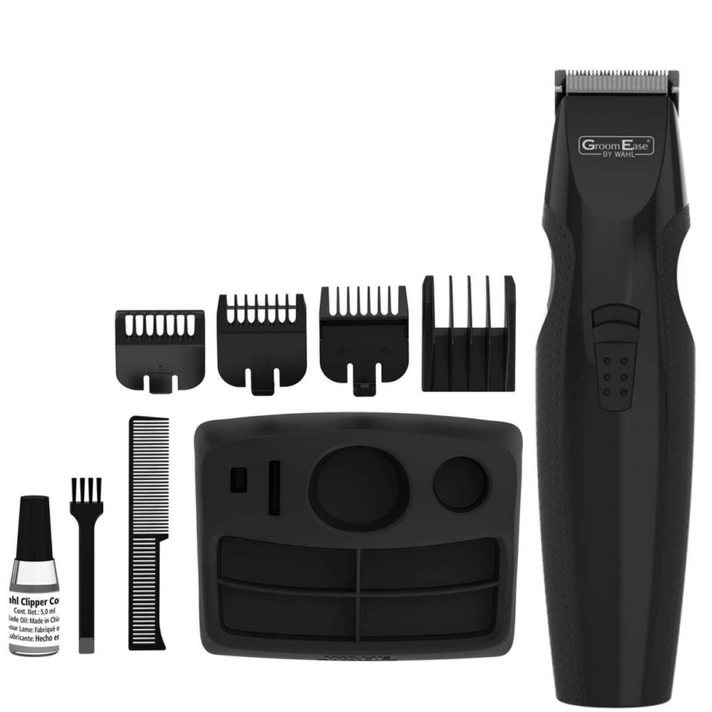 Wahl Groom Ease |Stubble & Beard Trimmer| Battery|9 Pc